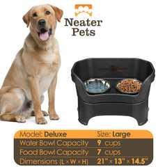 Neater Feeder Deluxe dishwasher-safe parts simplify cleanup after meals