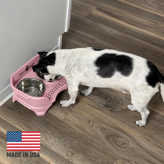 Neater Feeder Express bottom basin drains water to the tray