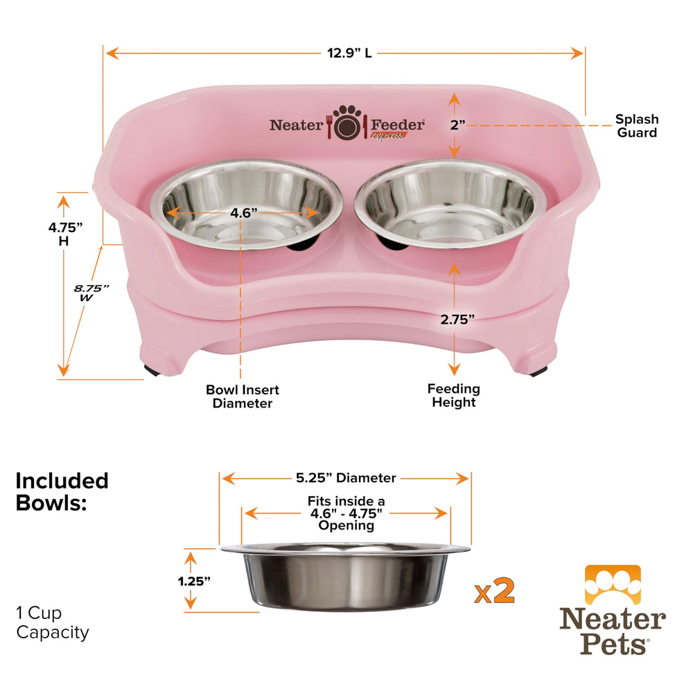 Neater Feeder Express top-rack dishwasher safe parts for quick cleanup