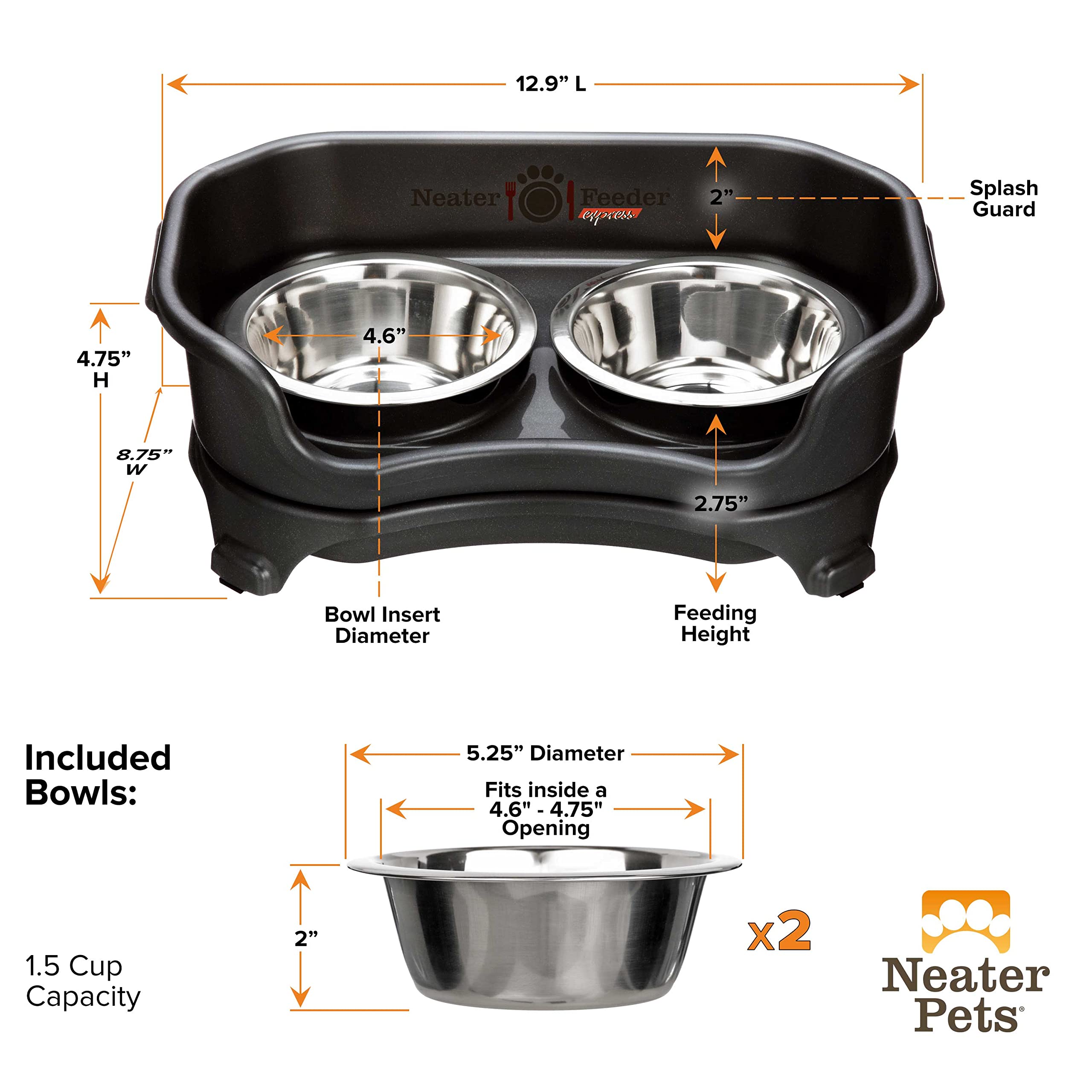 Neater Feeder Express promotes a healthier feeding position for dogs.