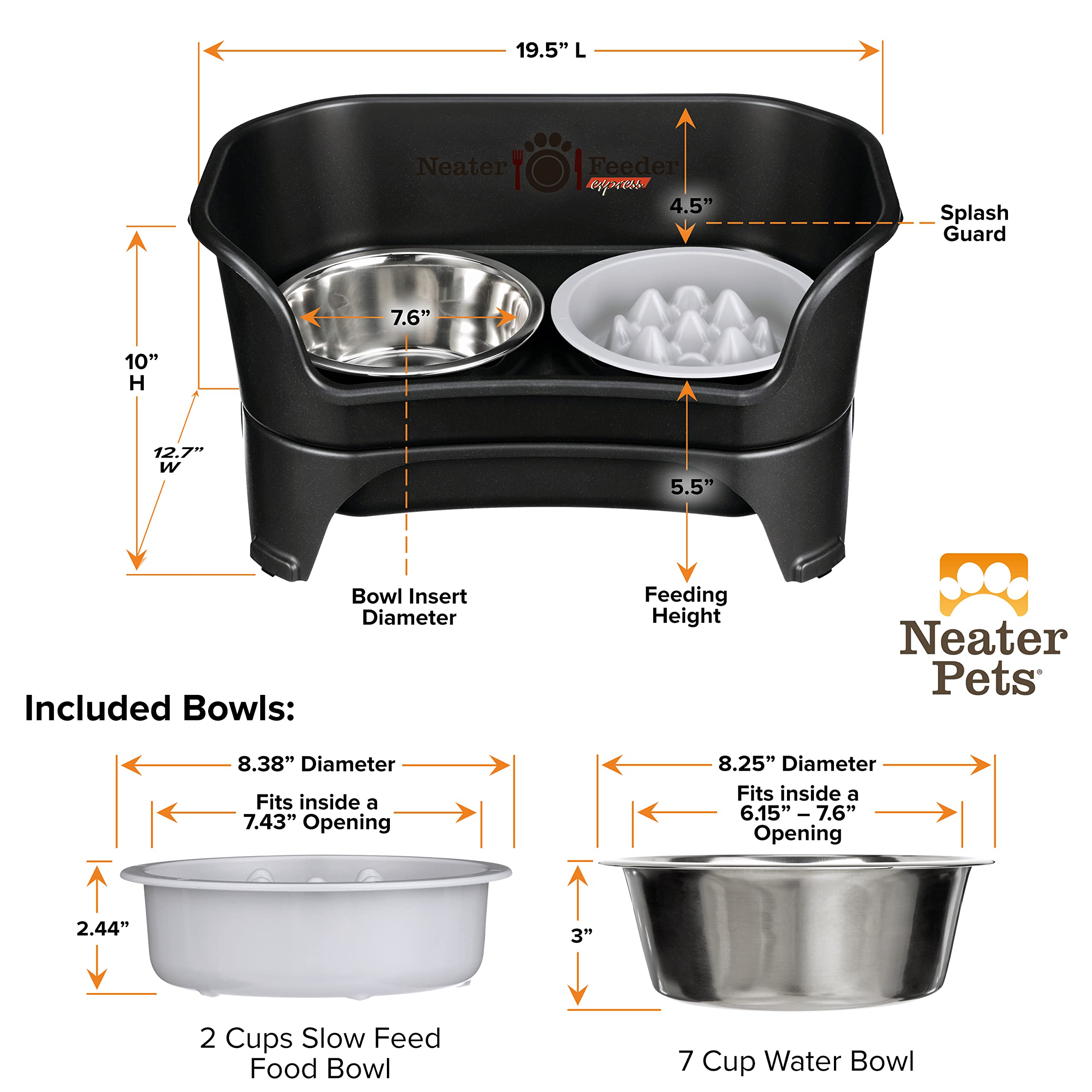 Neater Feeder Express made-in-USA components emphasize quality and local production.