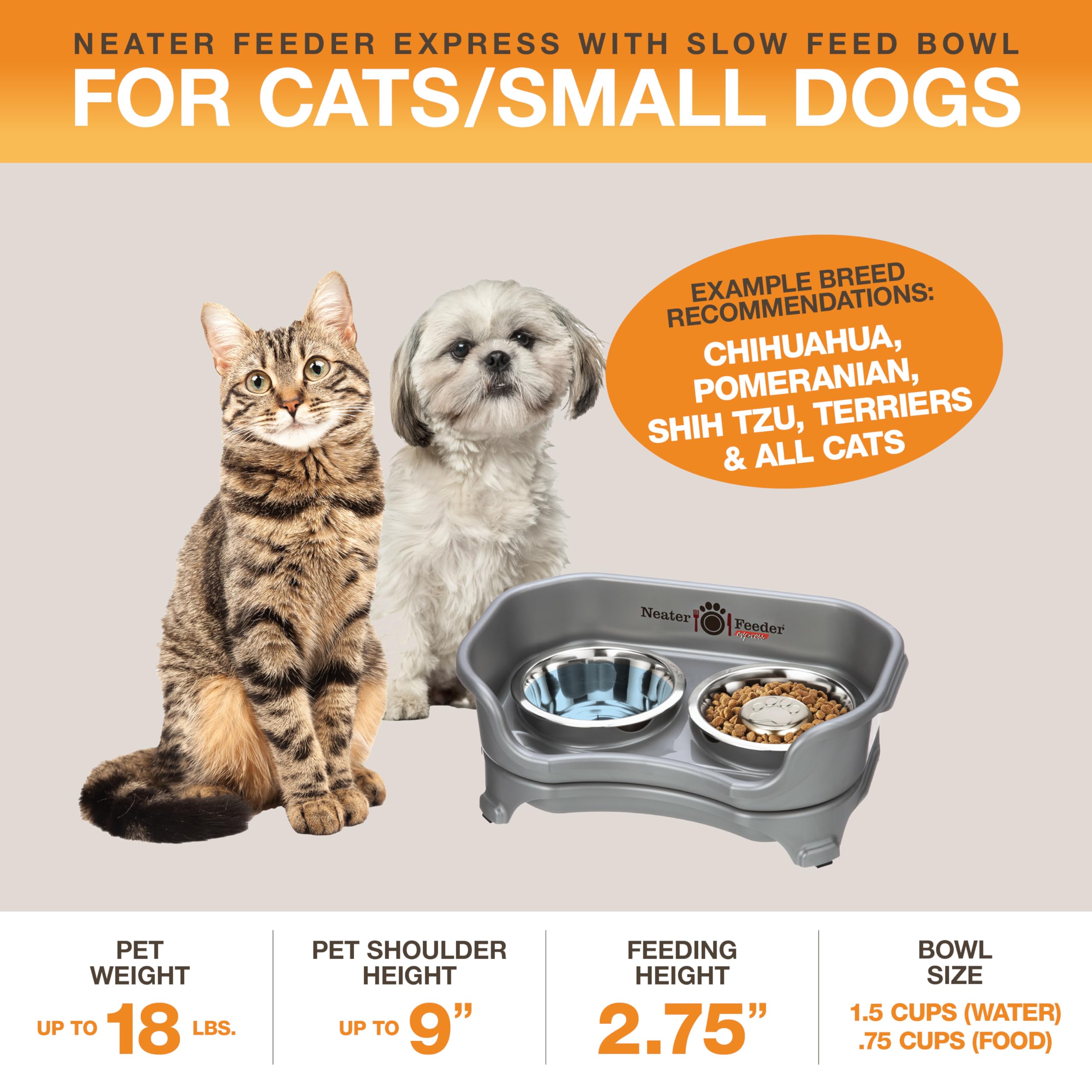 Neater Feeder Express slow-feeder bowl promotes mindful eating and calmer meals
