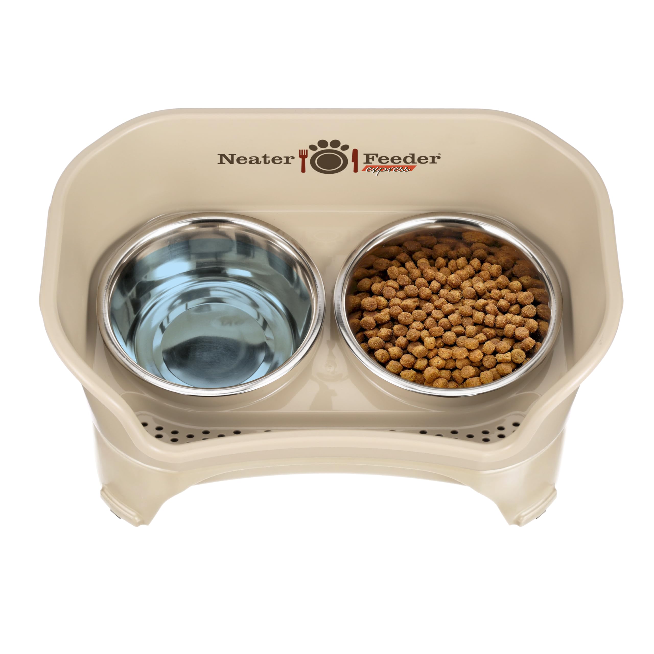 Neater Feeder Express anti-spill design keeps feeding area clean