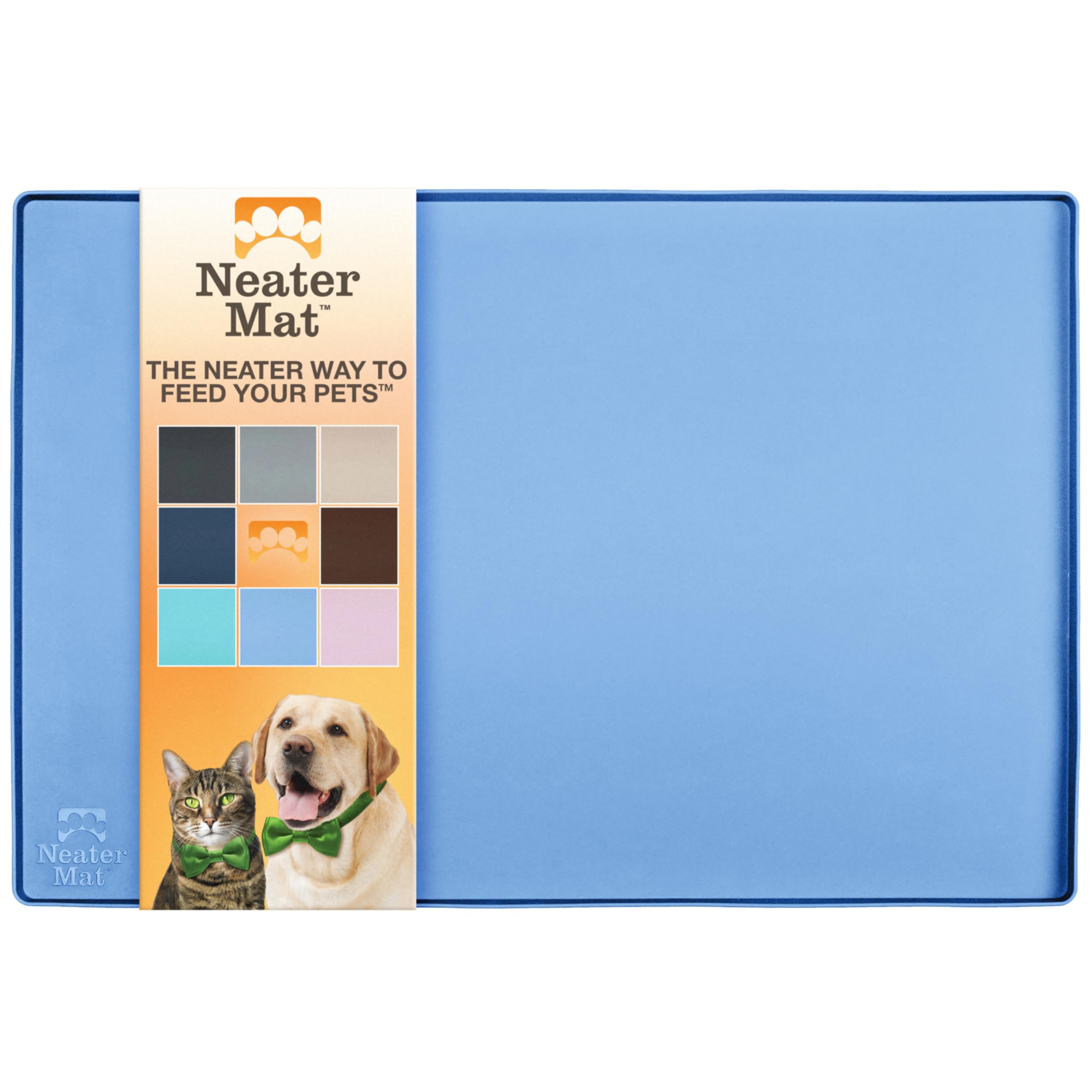 Neater Mat under bowls 32x24 protects floors from spills