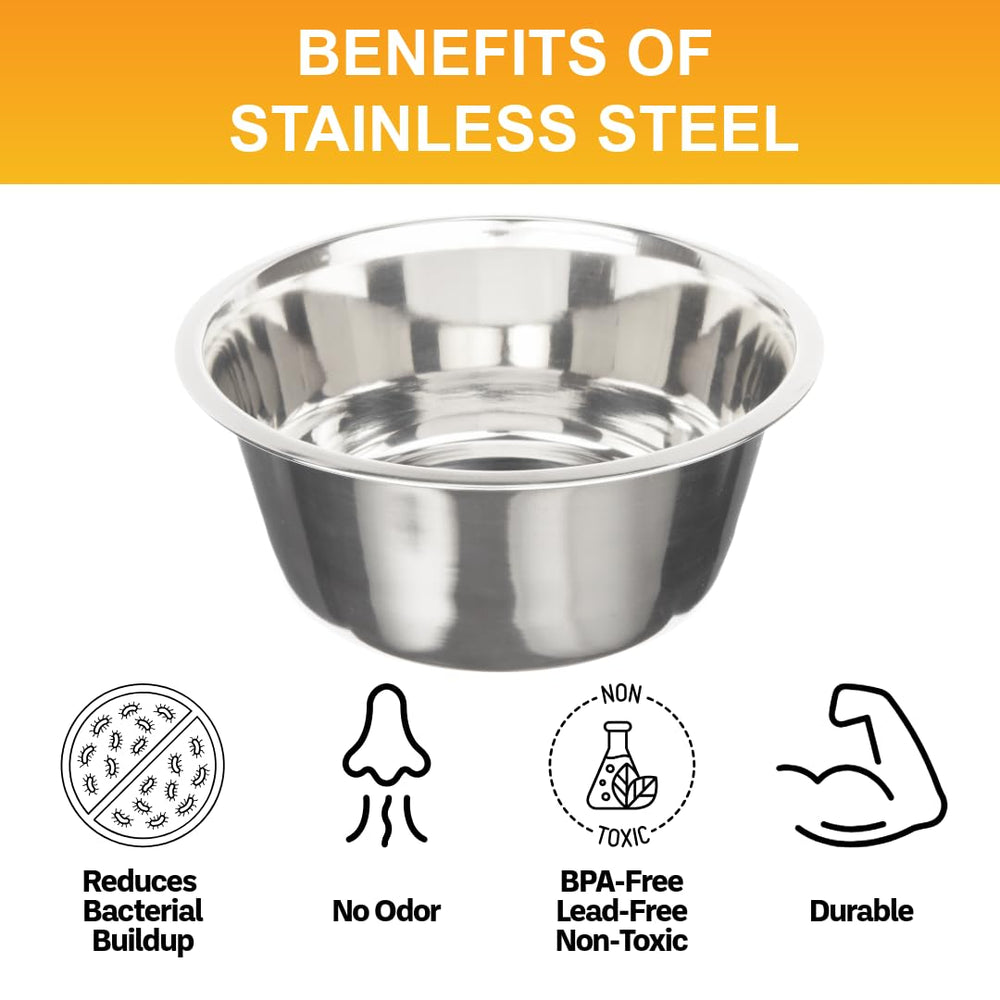 Neater Pet Brands 9-cup capacity bowls shown for large dog meals