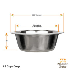 Neater Pet Brands cat express compatibility, deeper bowls for cats