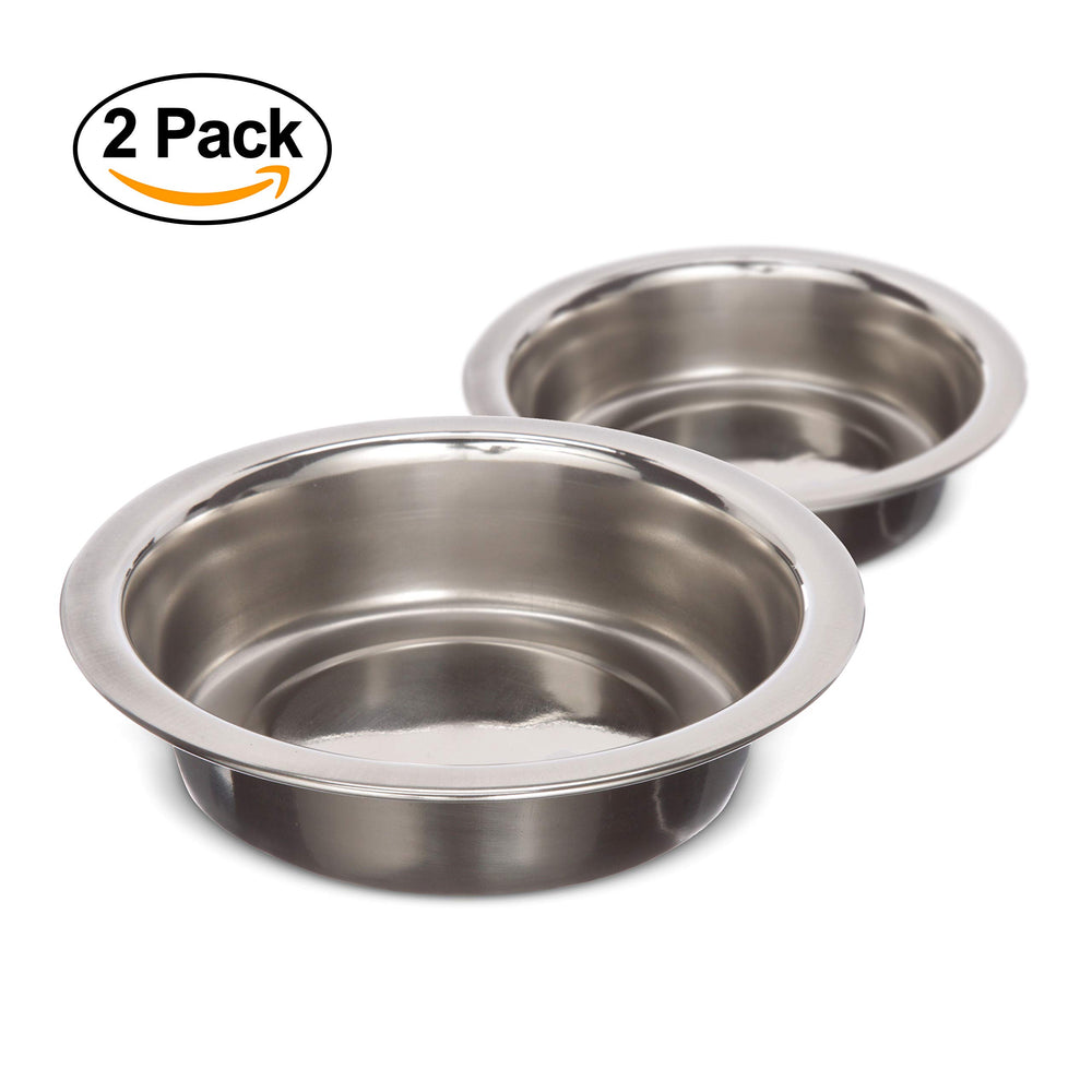 Neater Pet Brands daily feeding setup with two bowls ready for meals.