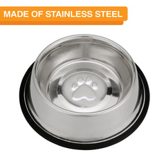 Neater Pet Brands dishwasher-safe stainless bowl for quick, hygienic cleanup.
