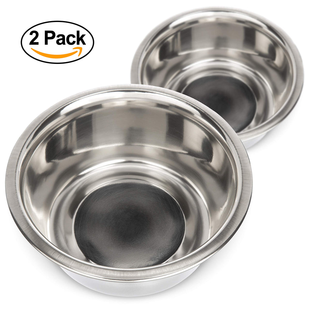Neater Pet Brands durable stainless bowls hygienic non-porous surface reduces odors.
