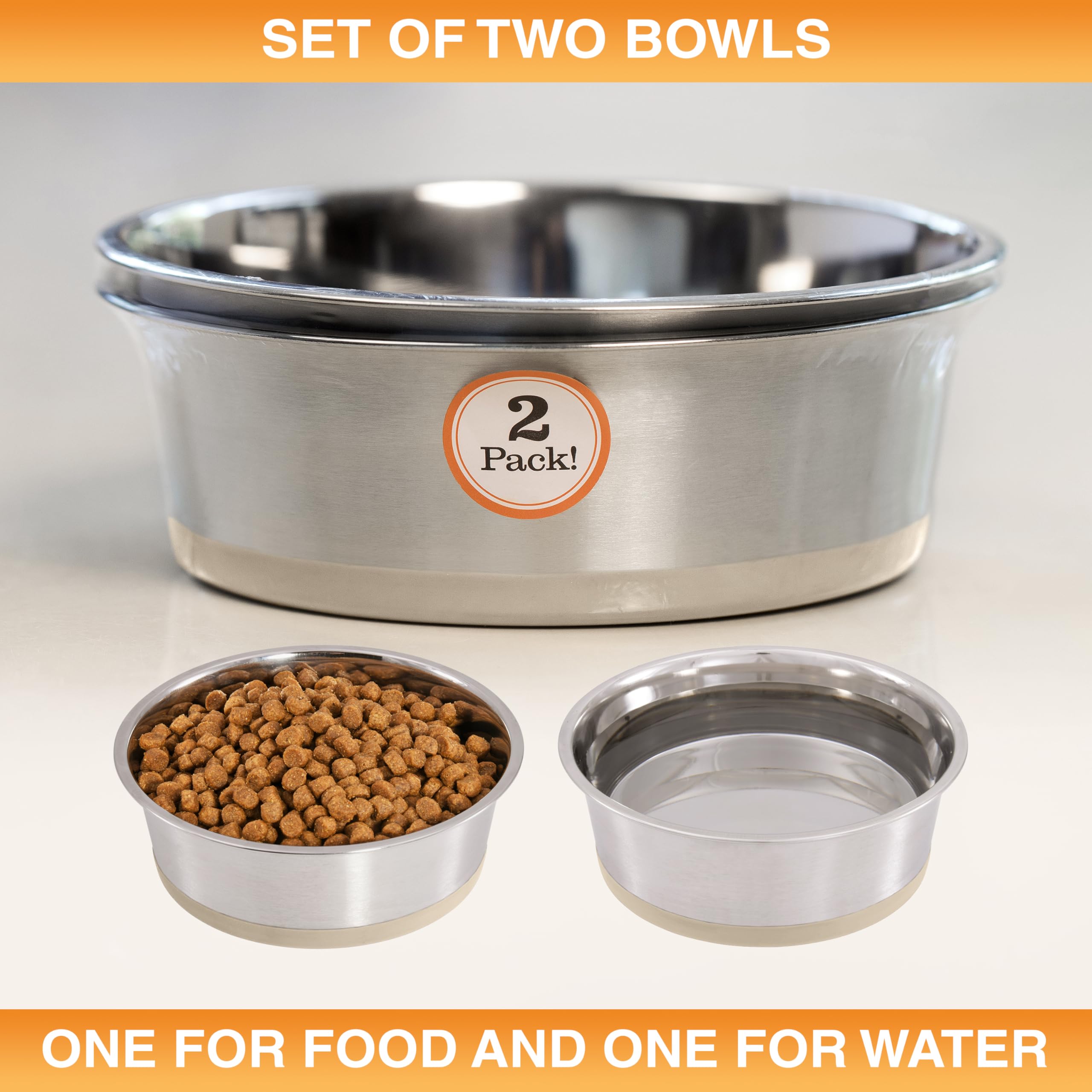 Neater Pet Brands food-or-water bowls accommodate wet, dry, or mixed meals.