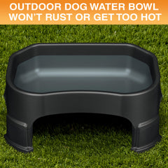 Neater Pet Brands large water bowl capacity 1.25 gallons for steady, long-lasting hydration.