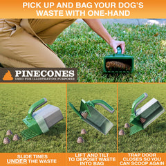 Neater Pet Brands Lift N’ Bag 2.0 easy-lift action in yards and parks