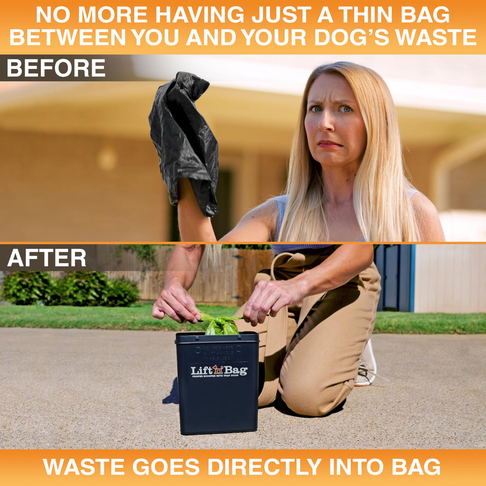Lift N’ Bag 2.0 lavender bags and dispenser provide odor control