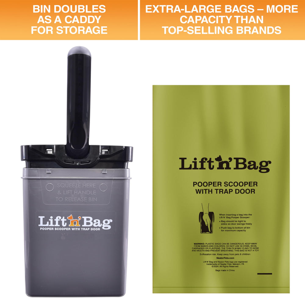 15 lavender-scented bags included with Lift N’ Bag 2.0