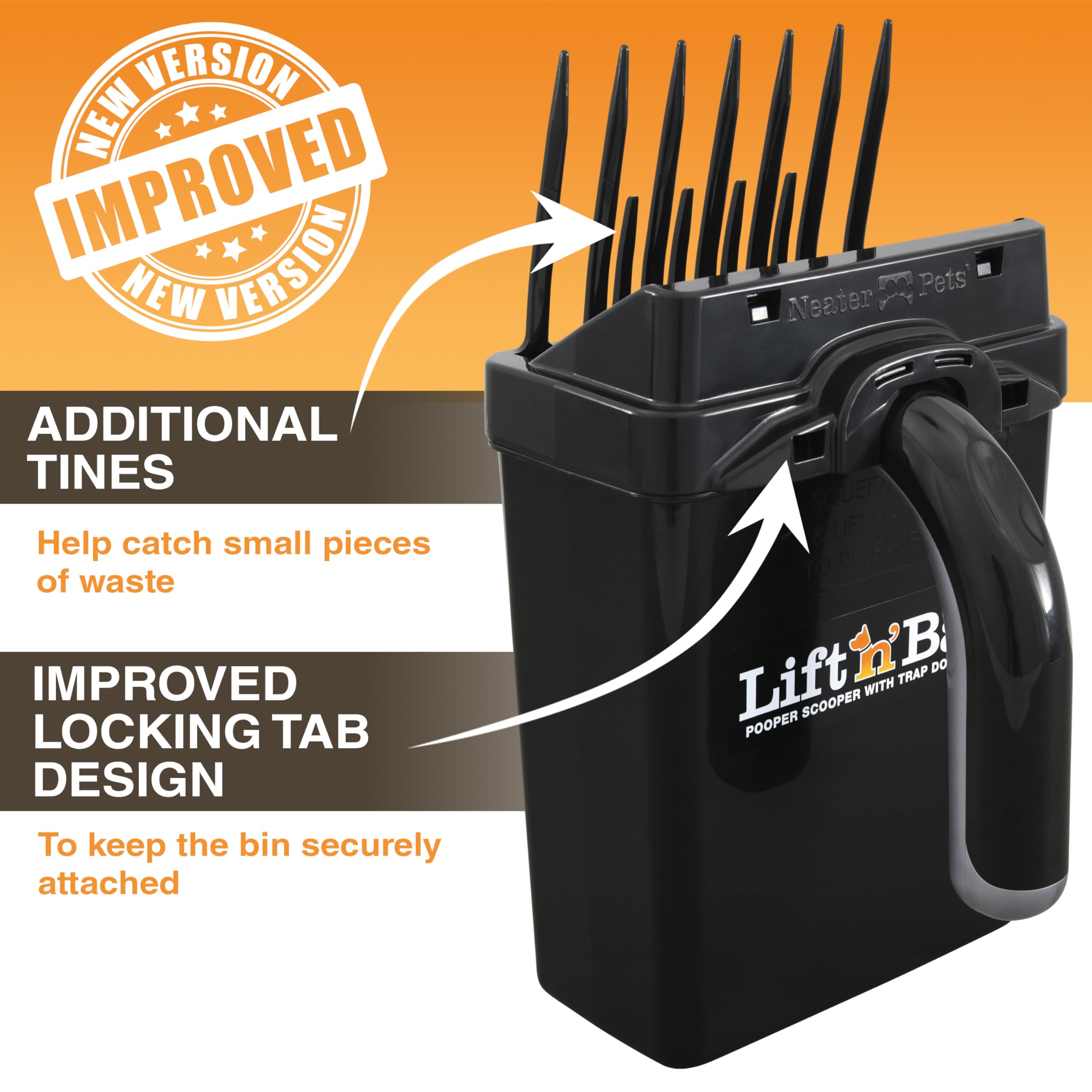 Neater Pet Brands Lift N’ Bag enables one-handed cleanup for busy pet parents.