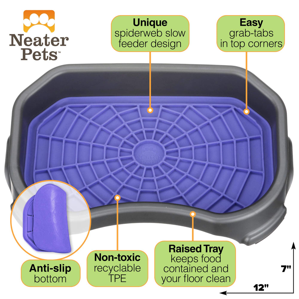 Neater Pet Brands Neat-LIK reduces boredom with engaging licking challenges.