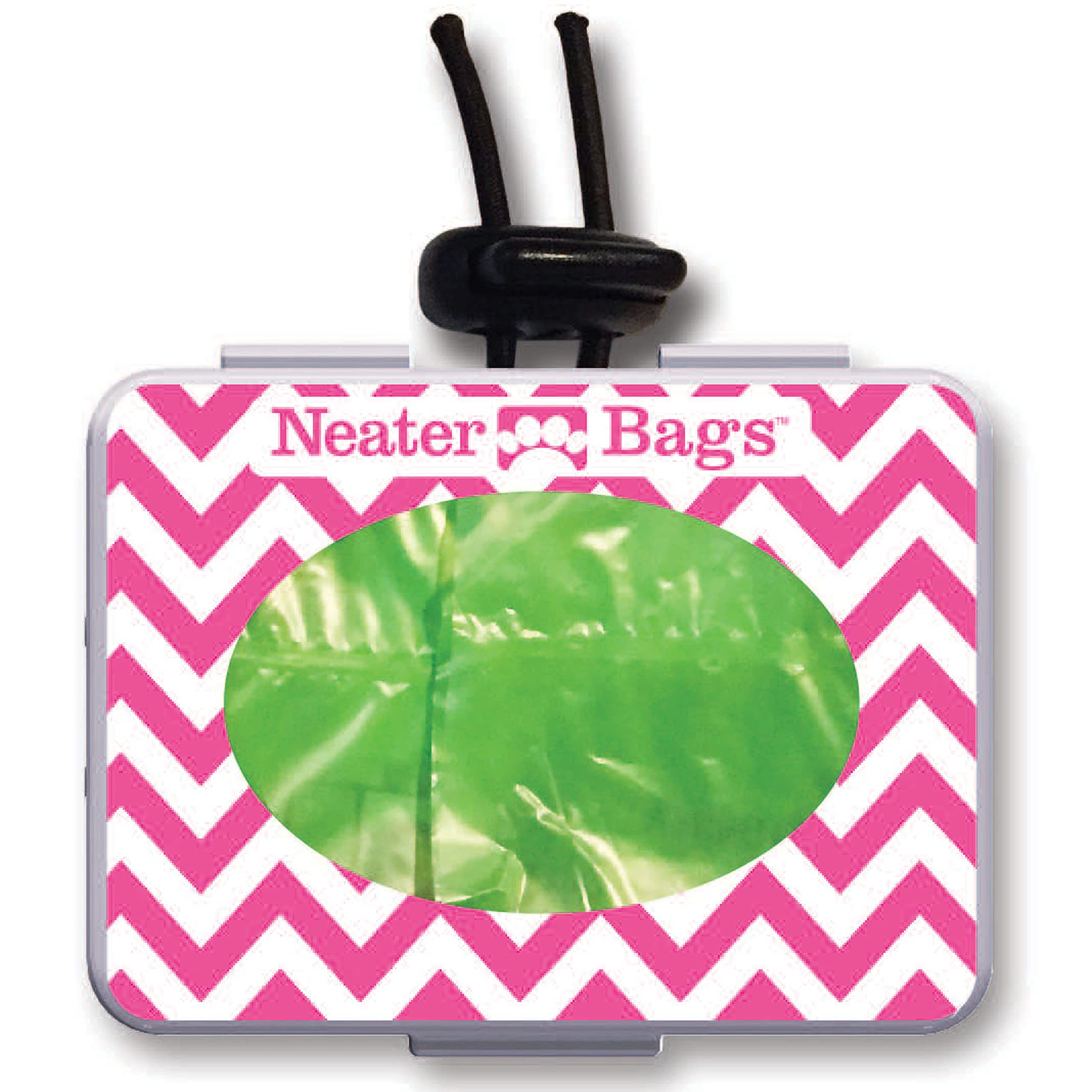 Neater Bags with tie handles provide secure closures and easy disposal.