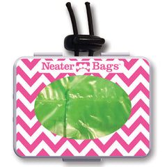 Neater Bags with tie handles provide secure closures and easy disposal.