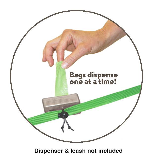 Neater Bags easy-tie handles close securely, ideal for safe disposal.
