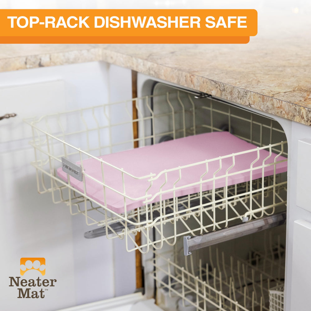 Neater Mat measures 24x16 inches for ample coverage