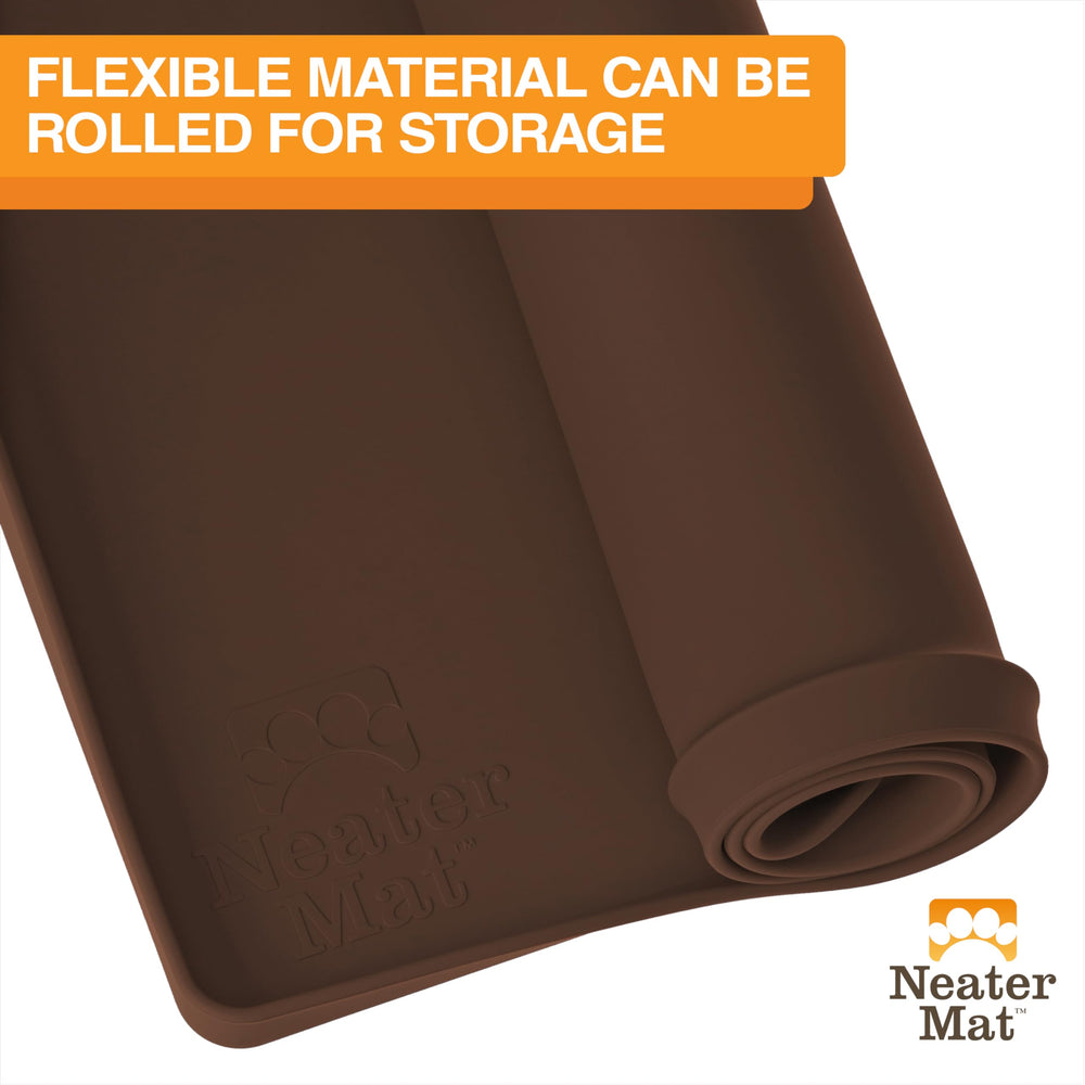 Neater Pet Brands Neater Mat dishwasher-safe for thorough cleans.