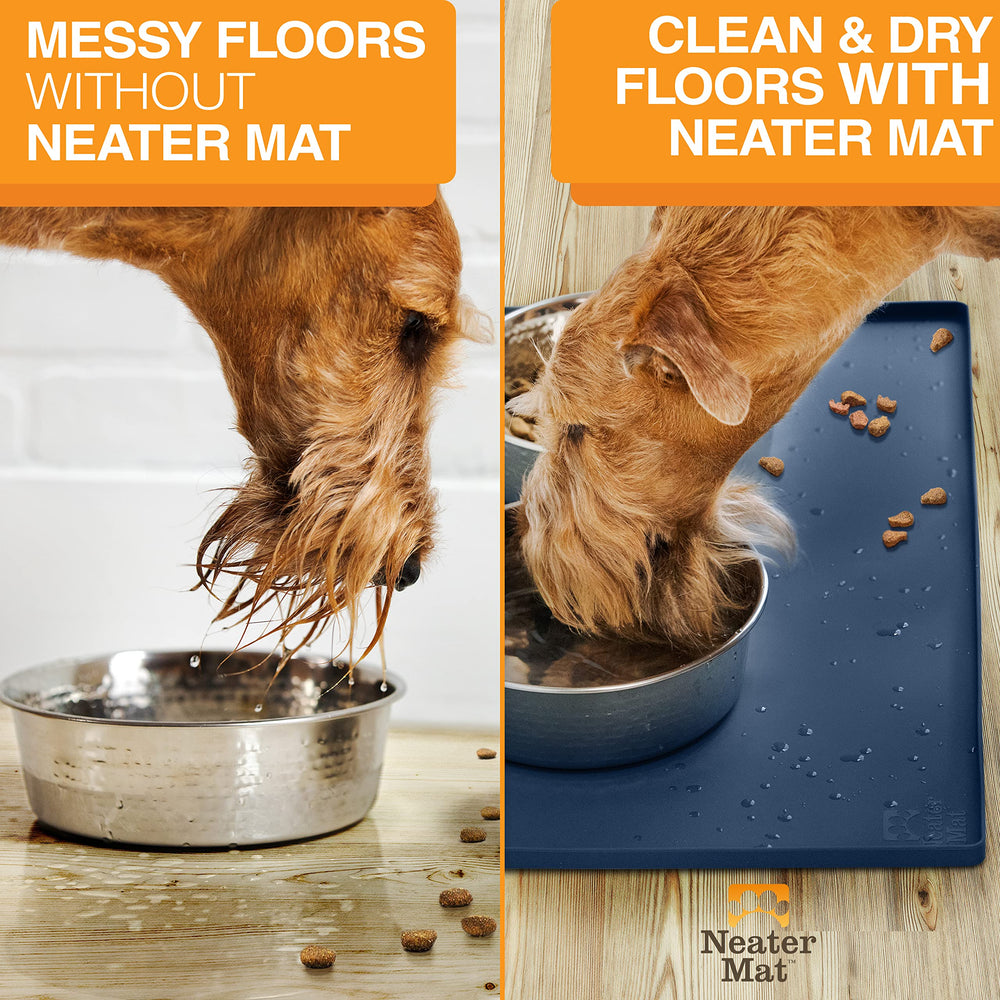 Neater Mat by Neater Pet Brands easy-clean surface for quick wipe-down.