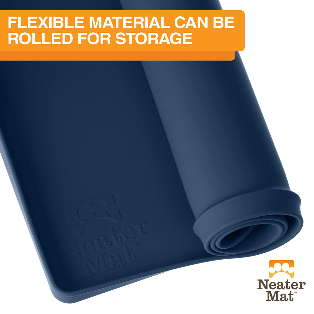 Neater Mat by Neater Pet Brands protects floors during meals for dogs and cats.