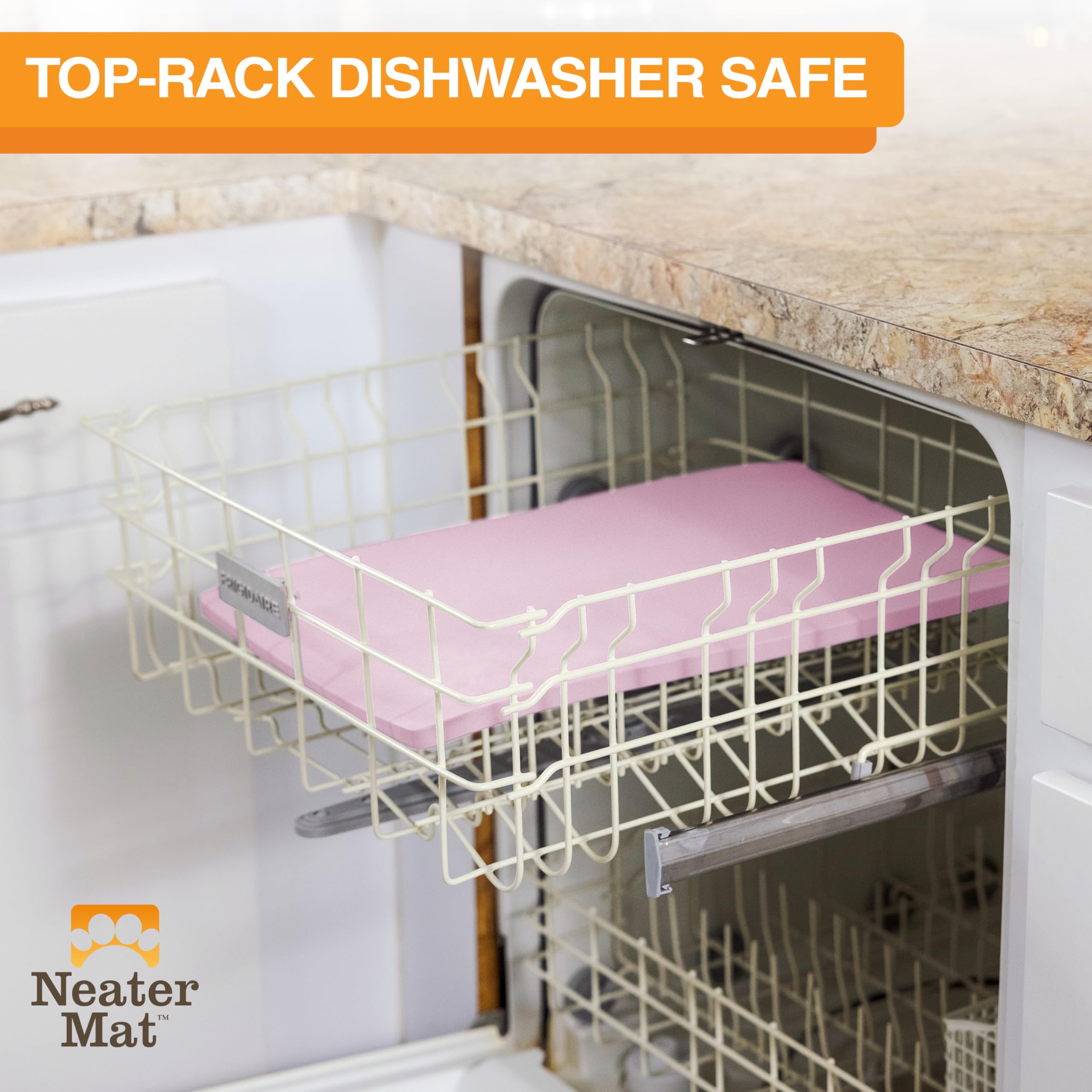 Neater Pet Brands Neater Mat roll-up feature for storage or travel
