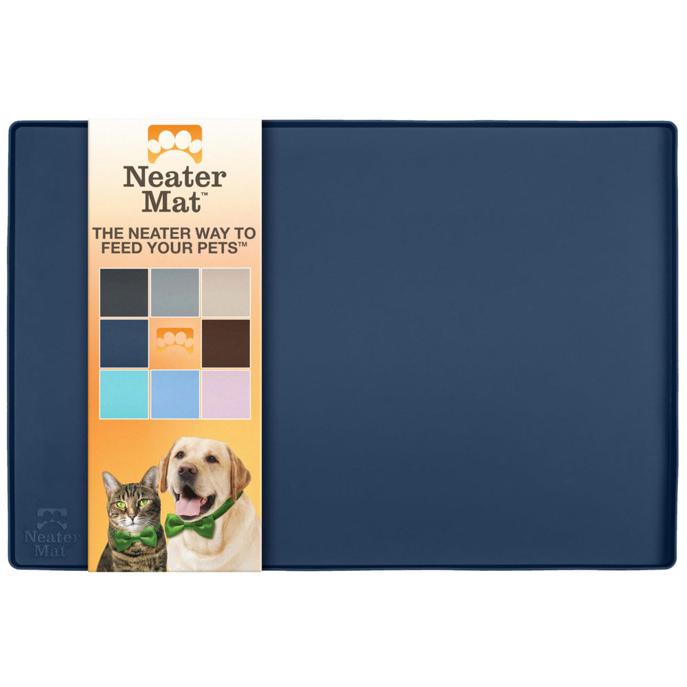 Neater Mat by Neater Pet Brands under bowls shields floors from spills.