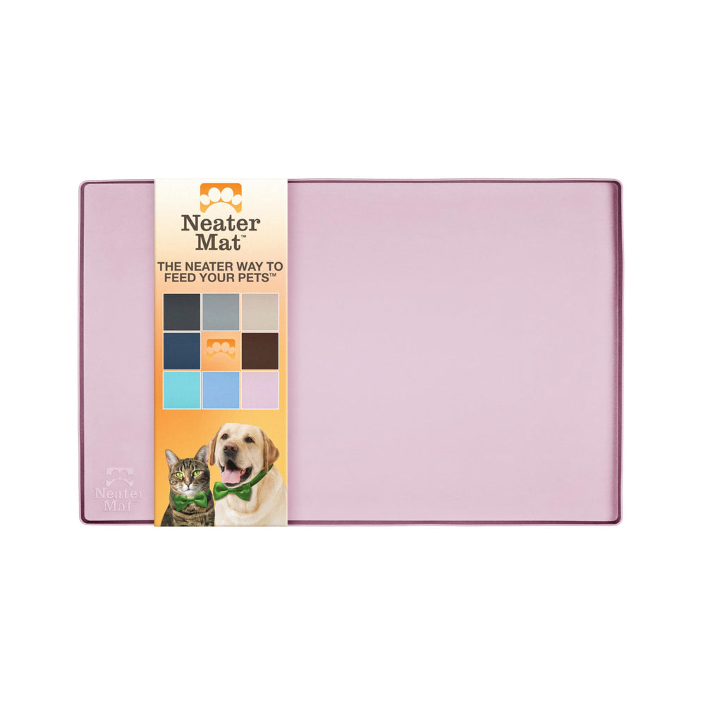 Neater Pet Brands Neater Mat under bowls reduces floor spills during meals
