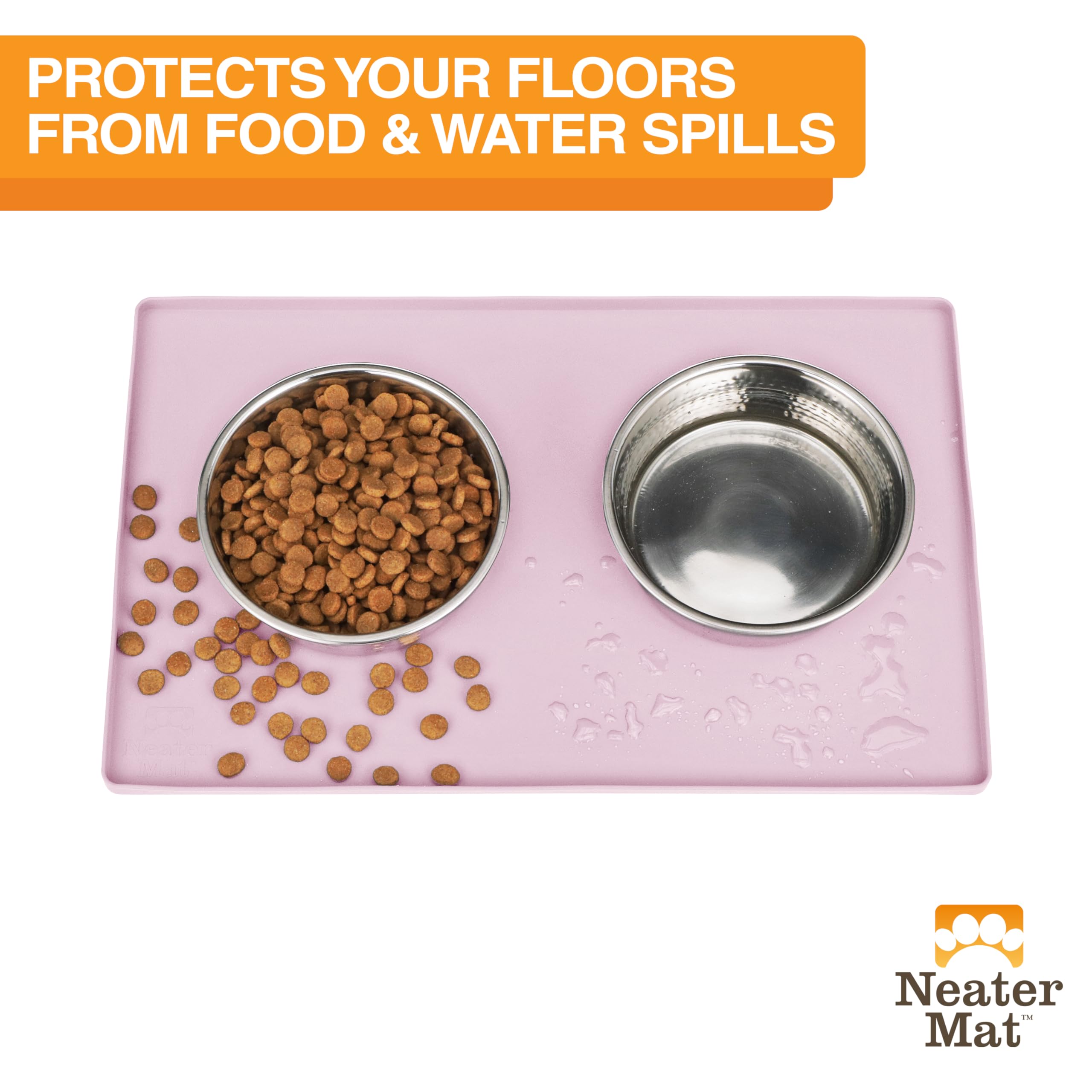 Neater Pet Brands Neater Mat waterproof silicone surface protects flooring