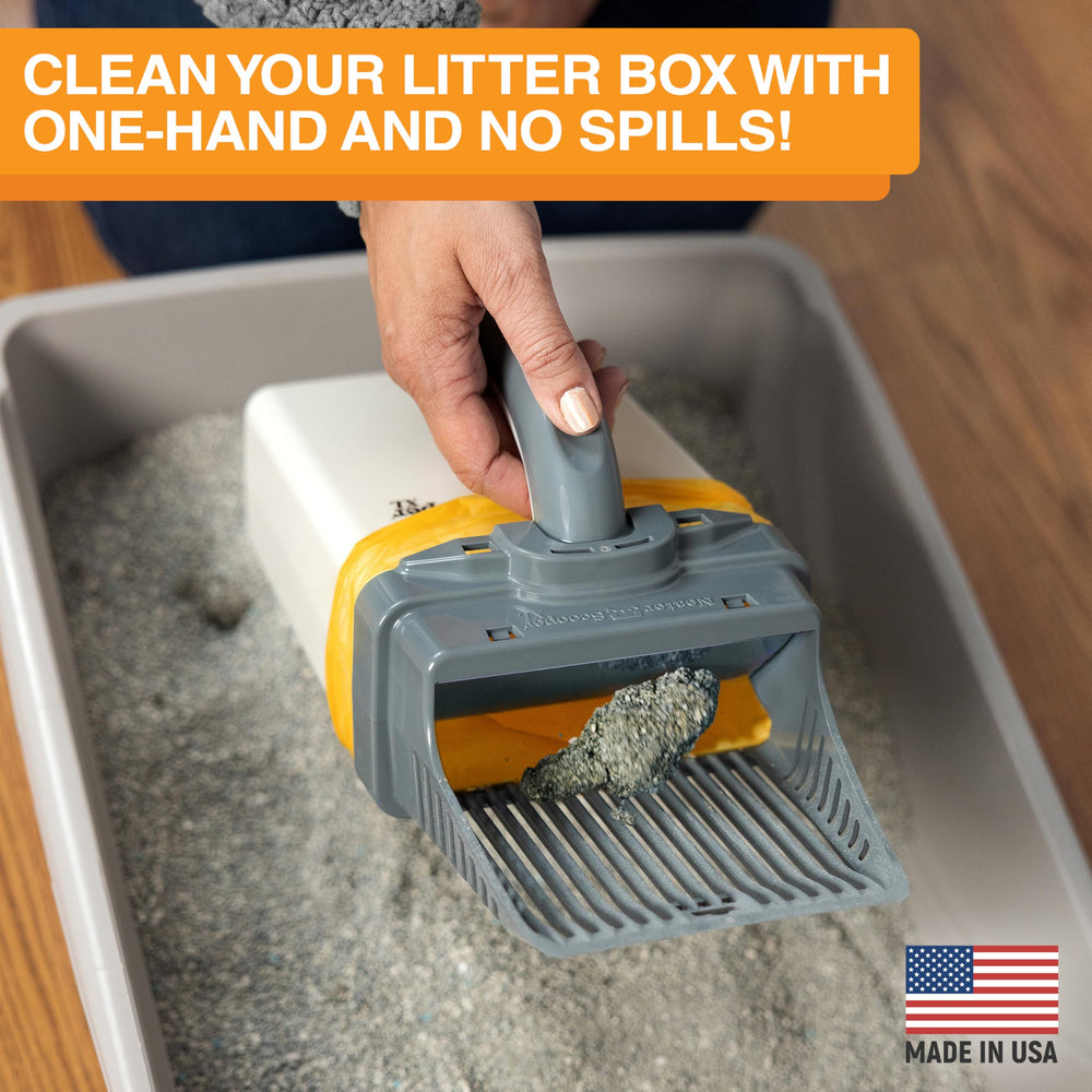 Neater Pet Brands Neater Scooper XL handle enables effortless one-handed scooping.