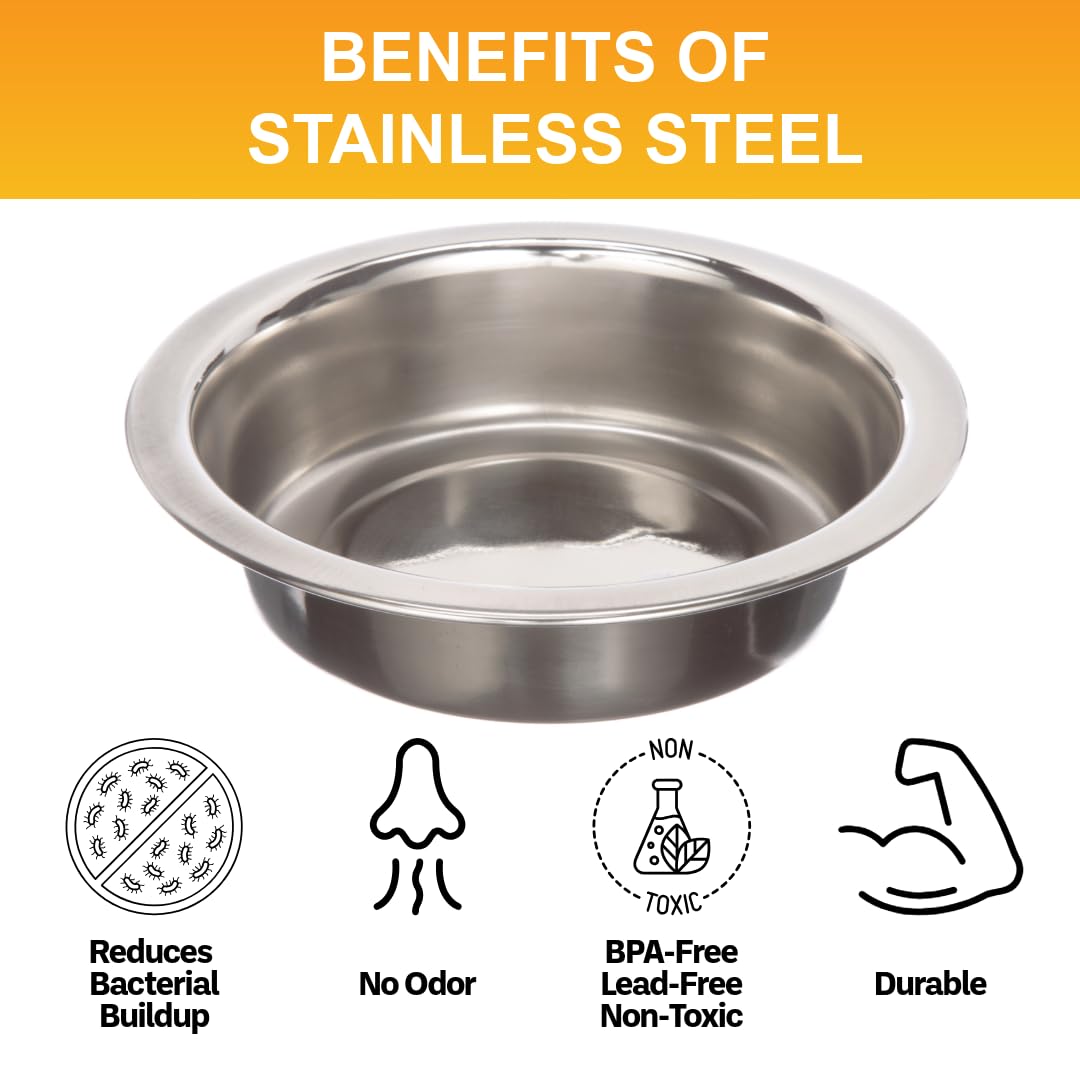 Neater Pet Brands set of two bowls for separate food and water use.
