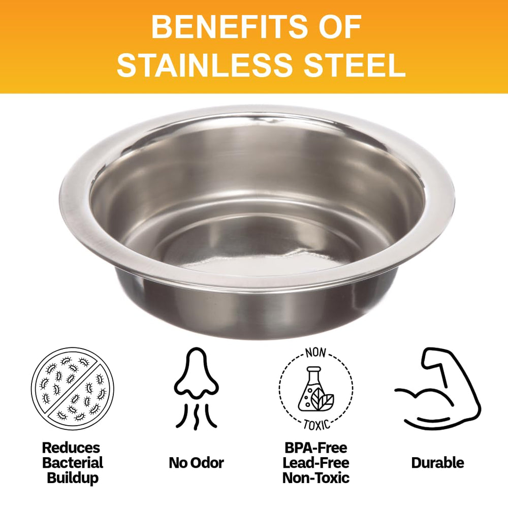 Neater Pet Brands set of two bowls for separate food and water use.