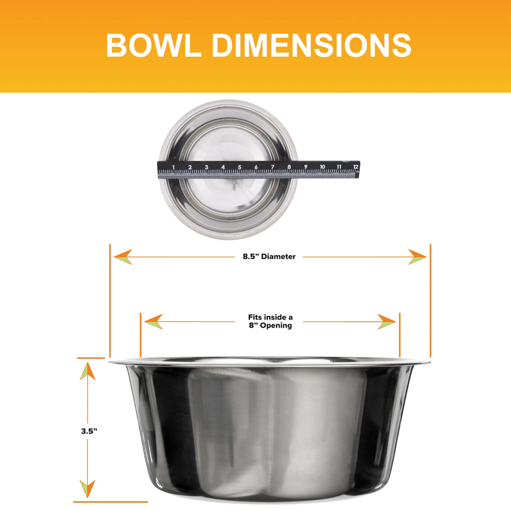 Neater Pet Brands stainless steel bowls ready for dishwasher cleanup
