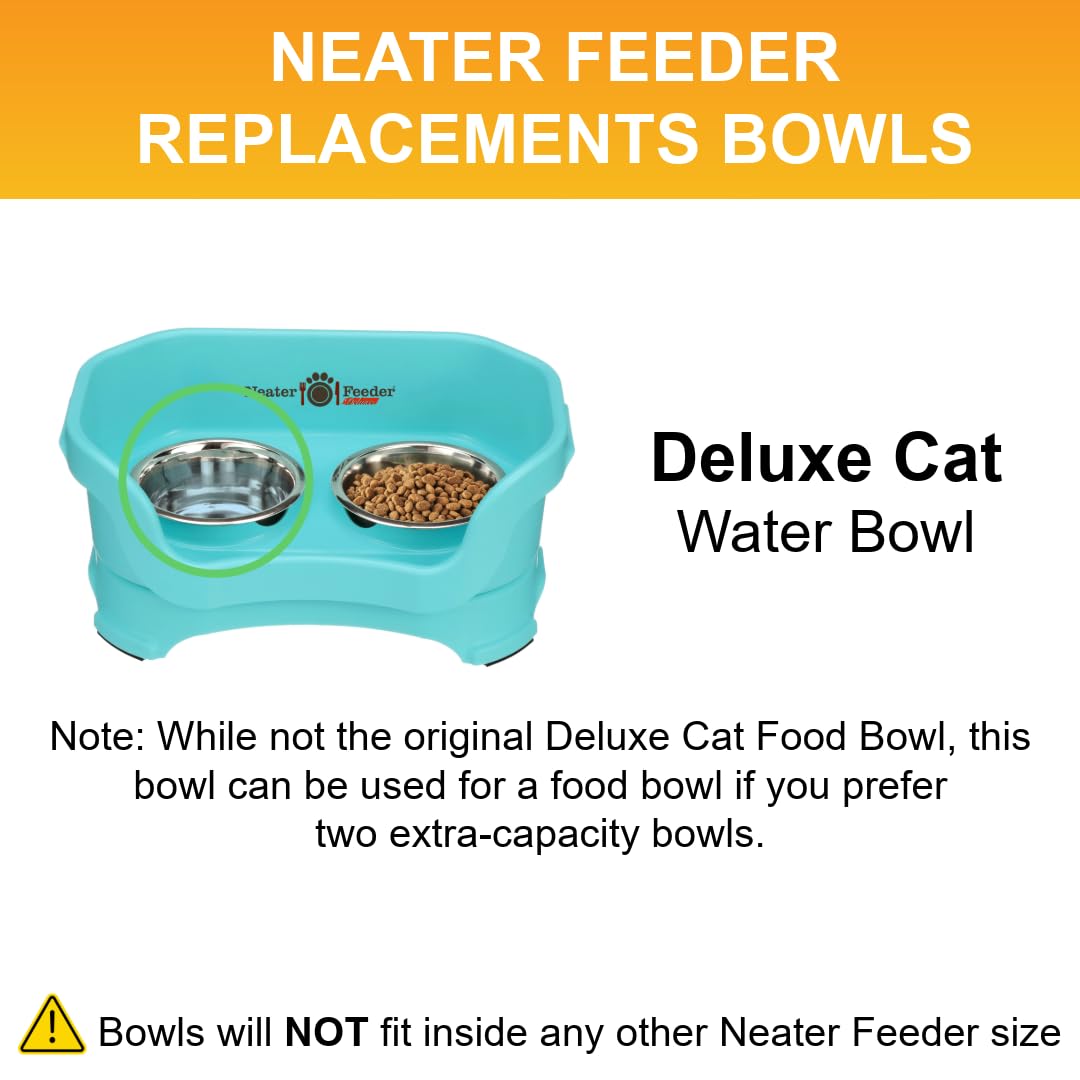 Neater Pet Brands two-bowl set ready for food and water use