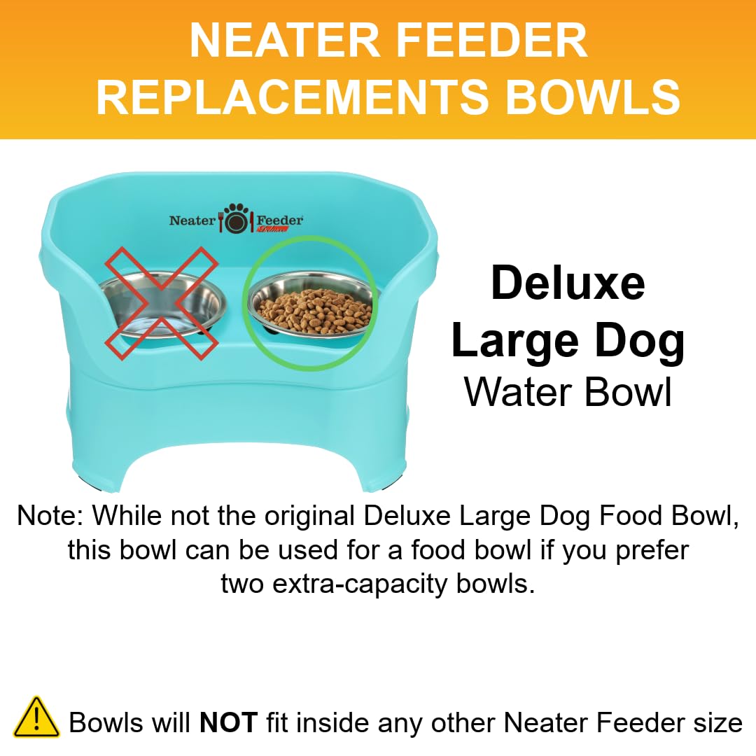 Neater Pet Brands two-bowl set used as food and water bowls