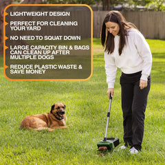 Lift N Bag 2.0 attachment showing strong scoop-to-bin connection
