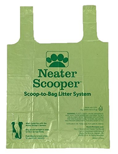 Neater Pets bags suitable for dog cleanup and small trash bin liners.