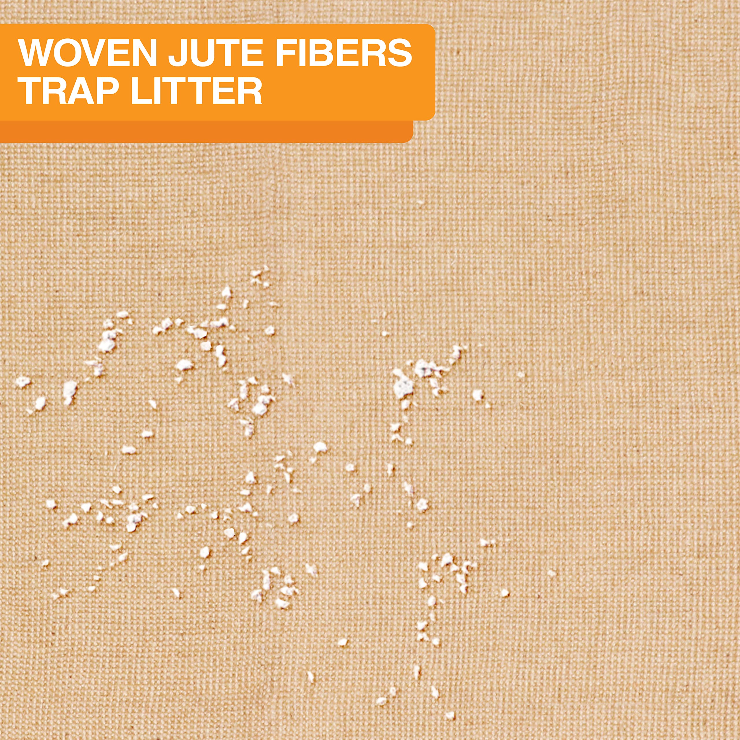 Neater Pets eco-friendly jute mat uses plant fibers for sustainability.