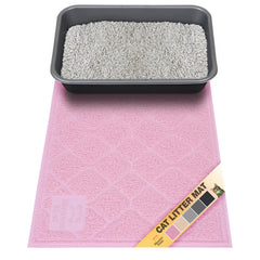 Neater Pets Neater Mat front view with deep litter-trapping grooves for cleaner floors.
