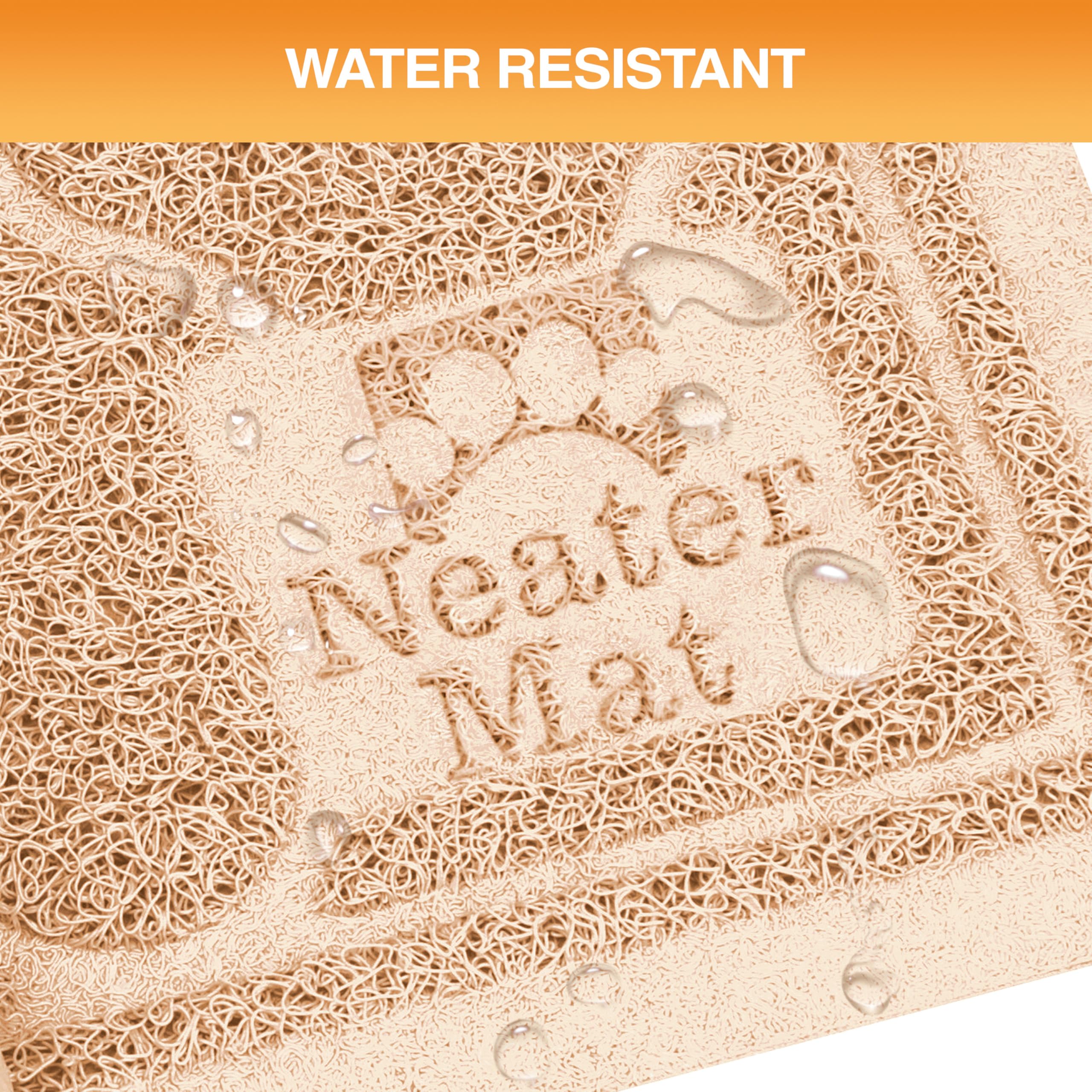 Neater Pets Neater Mat phthalate-free material is pet-safe.
