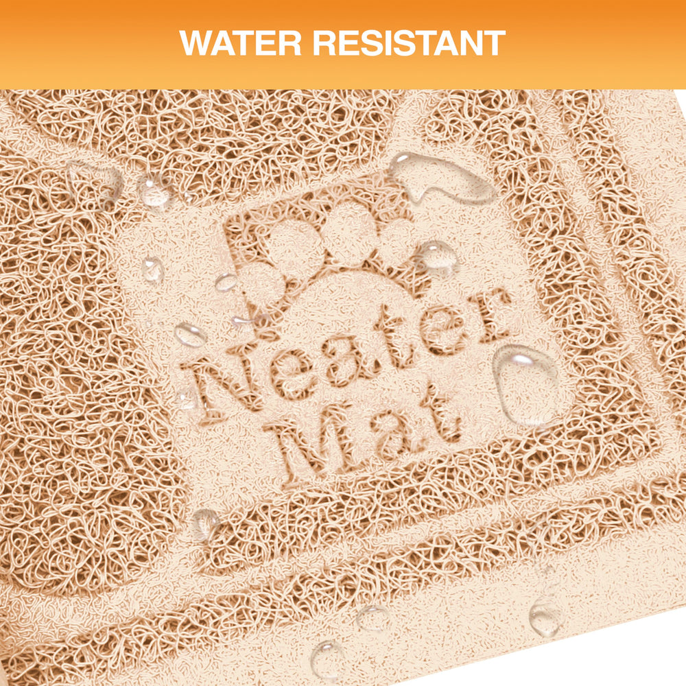Neater Pets Neater Mat phthalate-free material is pet-safe.