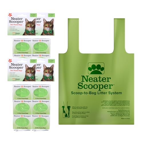 Neater Pets Standard Scooper refill bags, 180-count, six-month supply.
