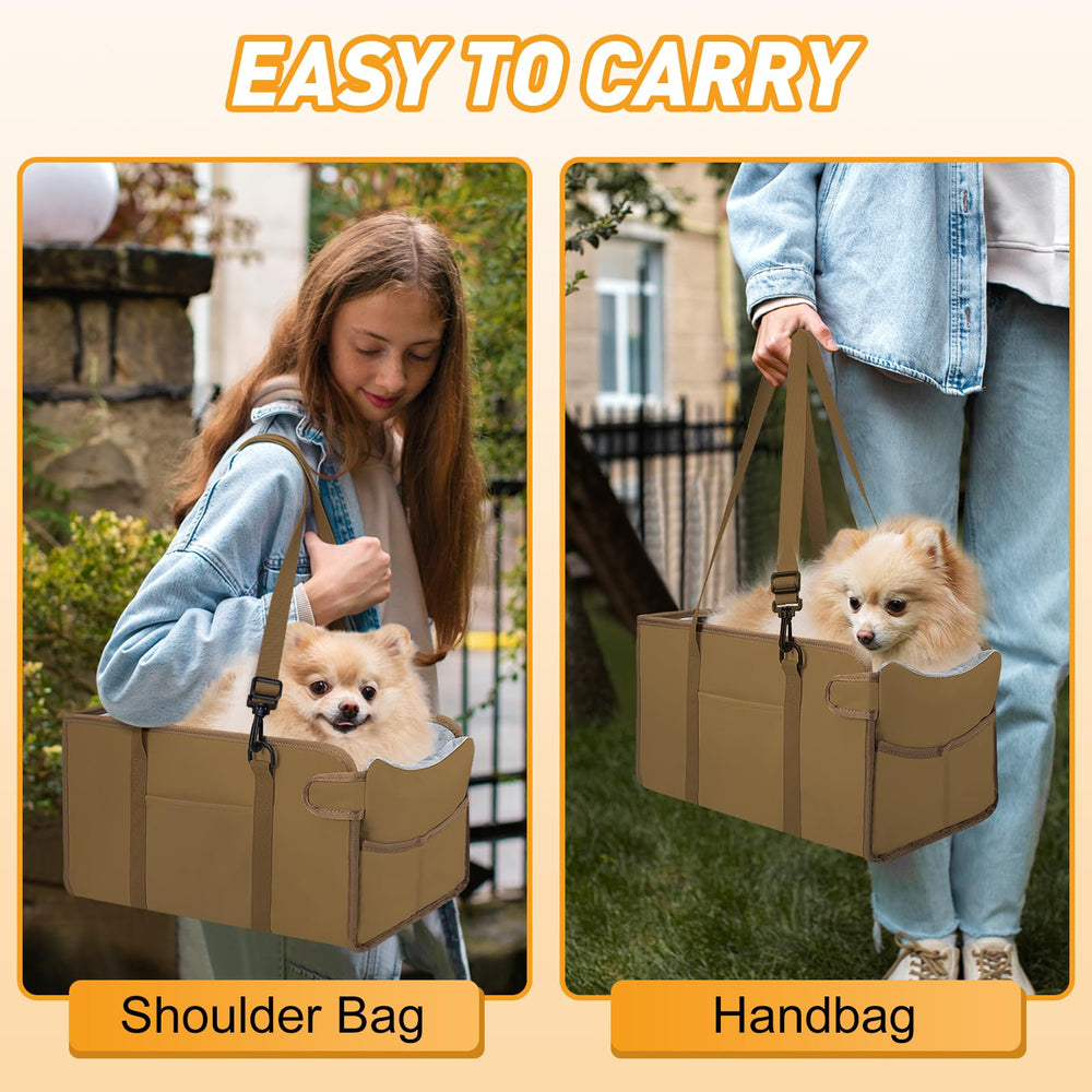 NECKORY dog-seat-storage-pocket helps you keep essentials within reach.