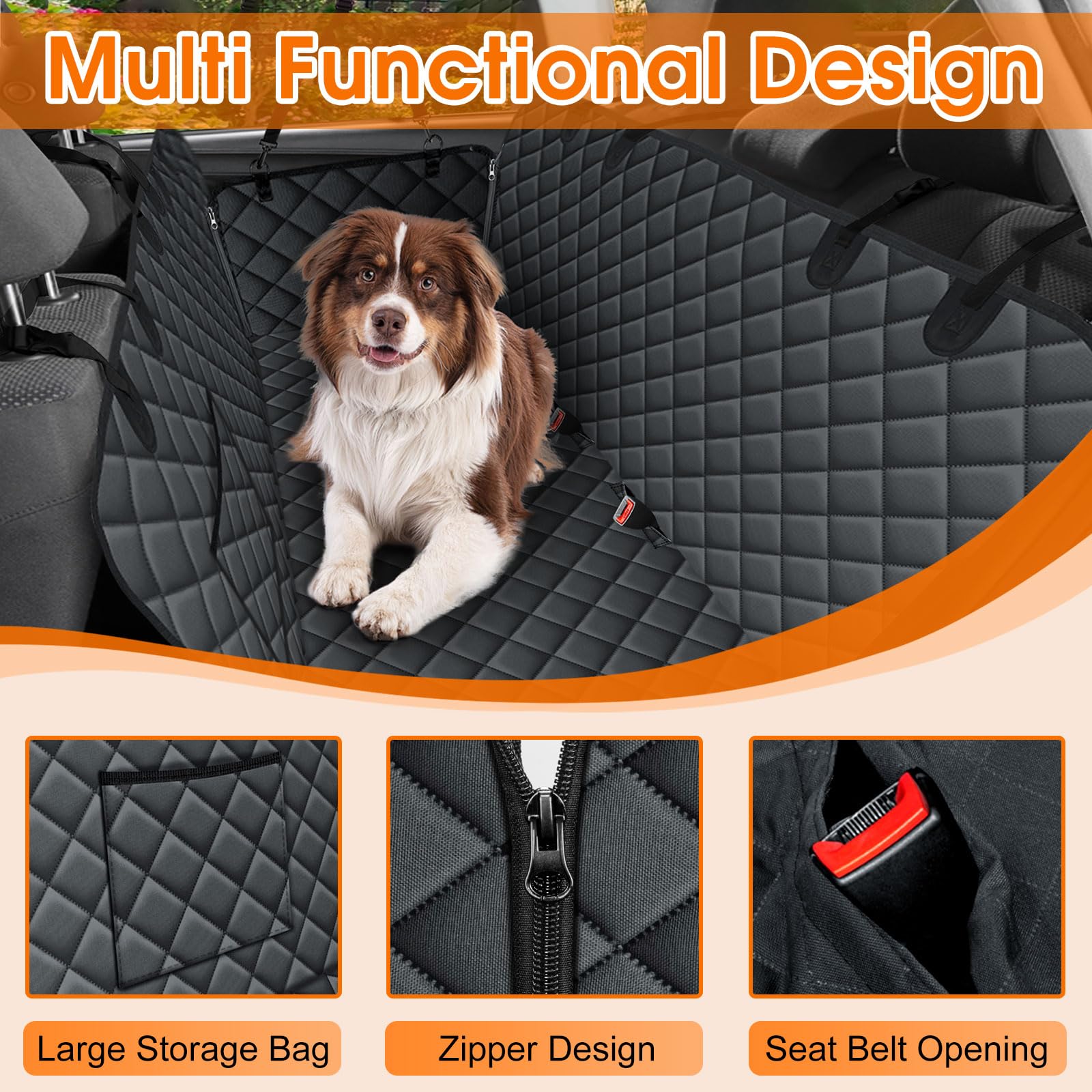 NECKORY waterproof cover uses 600D fabric with coating to keep surfaces dry
