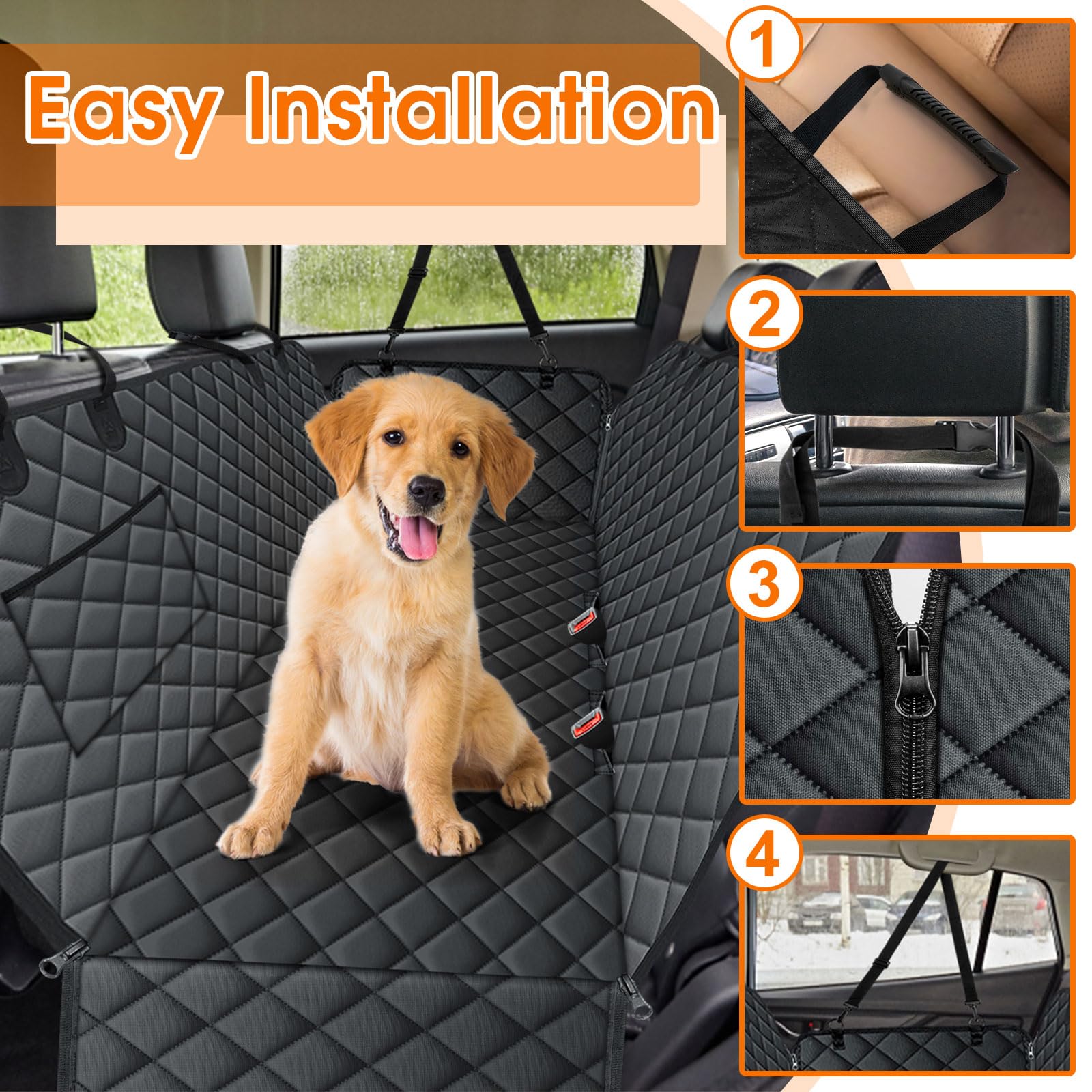 NECKORY multi-functional design converts to bench style or cargo liner for trips