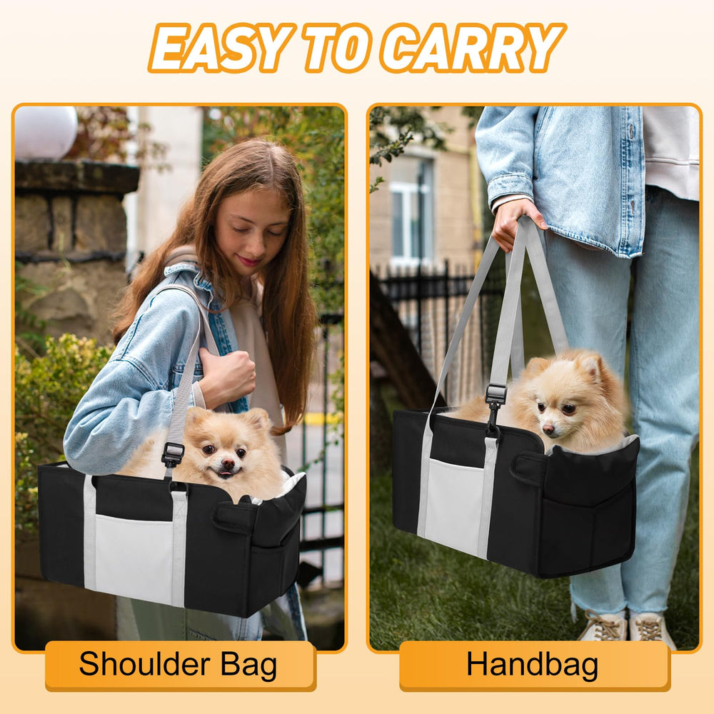 NECKORY dog viewing window seat promoting alert, relaxed travel