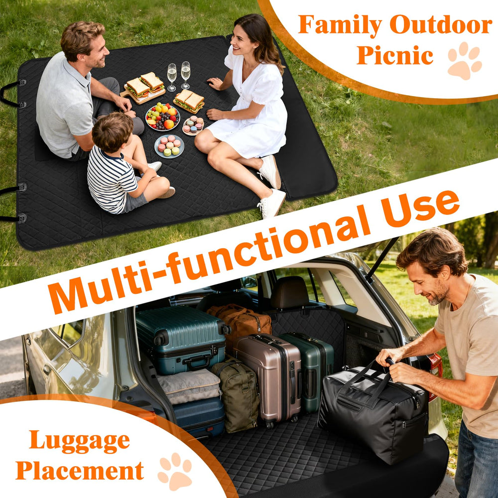 NECKORY SUV cargo liner foldable design adjusts to various spaces.