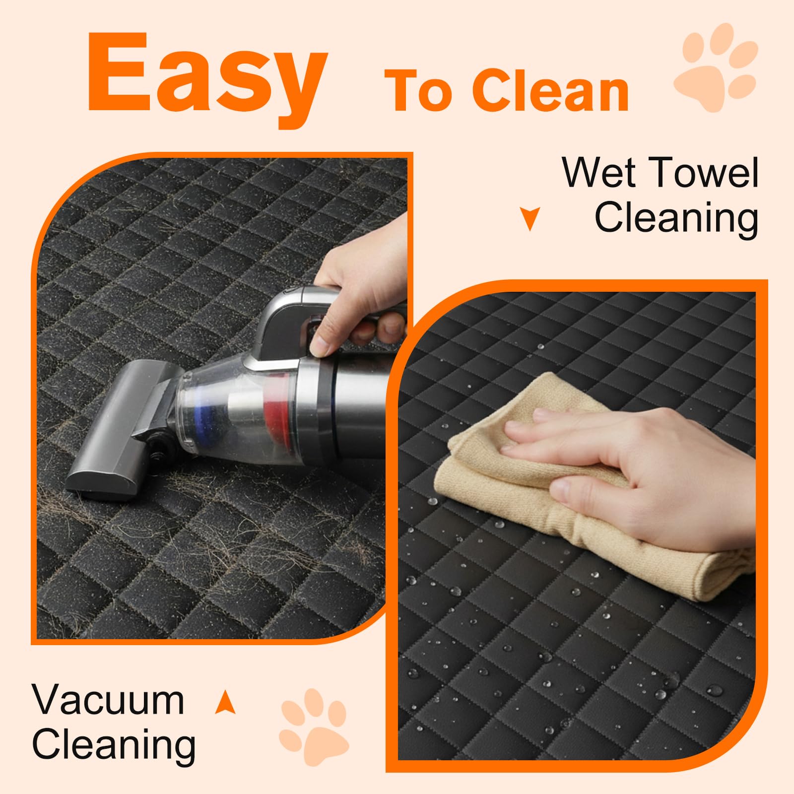 NECKORY SUV cargo liner scratchproof material resists claws and wear.